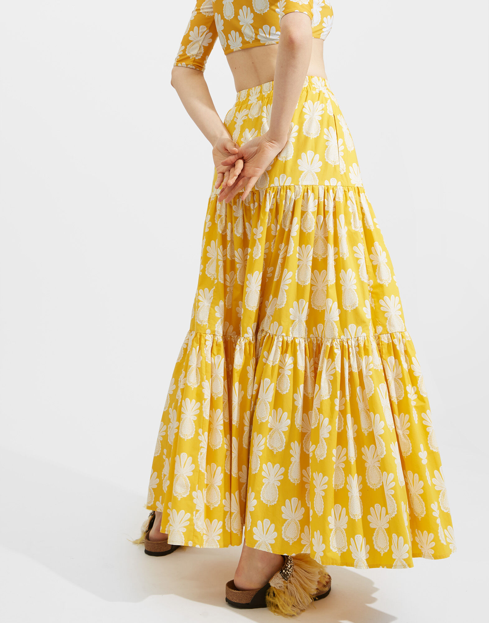 Big Skirt La DoubleJ: Pineapple Big Skirt LaDoubleJ: Pineapple SKI0001COT020