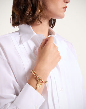 Mini Scarab Charm La DoubleJ: 24k Gold Plate CHM0012BRA003