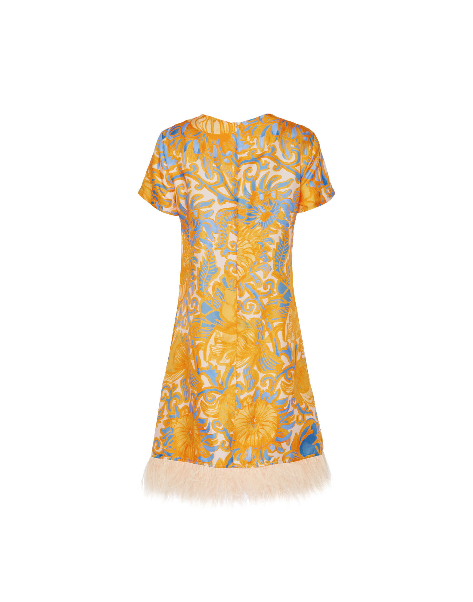 Mini Swing Dress La DoubleJ: Anemone Orange Mini Swing Dress La DoubleJ: Anemone Orange DRE0963SIL006