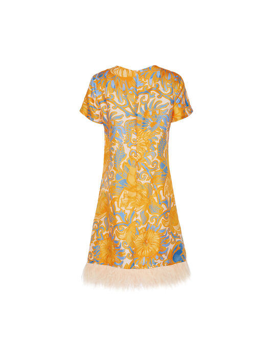 Mini Swing Dress La DoubleJ: Anemone Orange Mini Swing Dress La DoubleJ: Anemone Orange DRE0963SIL006