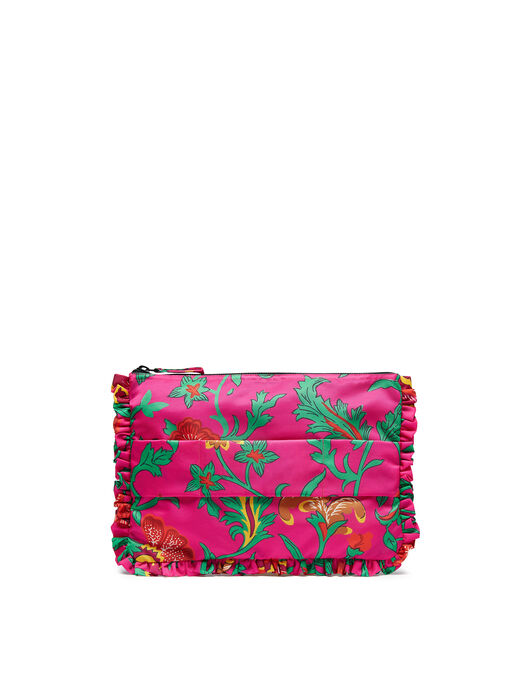 Hand Pochette La DoubleJ: Dragon Flower Fucsia Hand Pochette LaDoubleJ: Dragon Flower Fucsia BAG0002NYL001