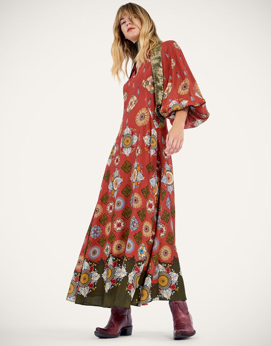 Diva Dress La DoubleJ: Nucleus Rust Diva Dress La DoubleJ: Nucleus Rust DRE0776VIS019