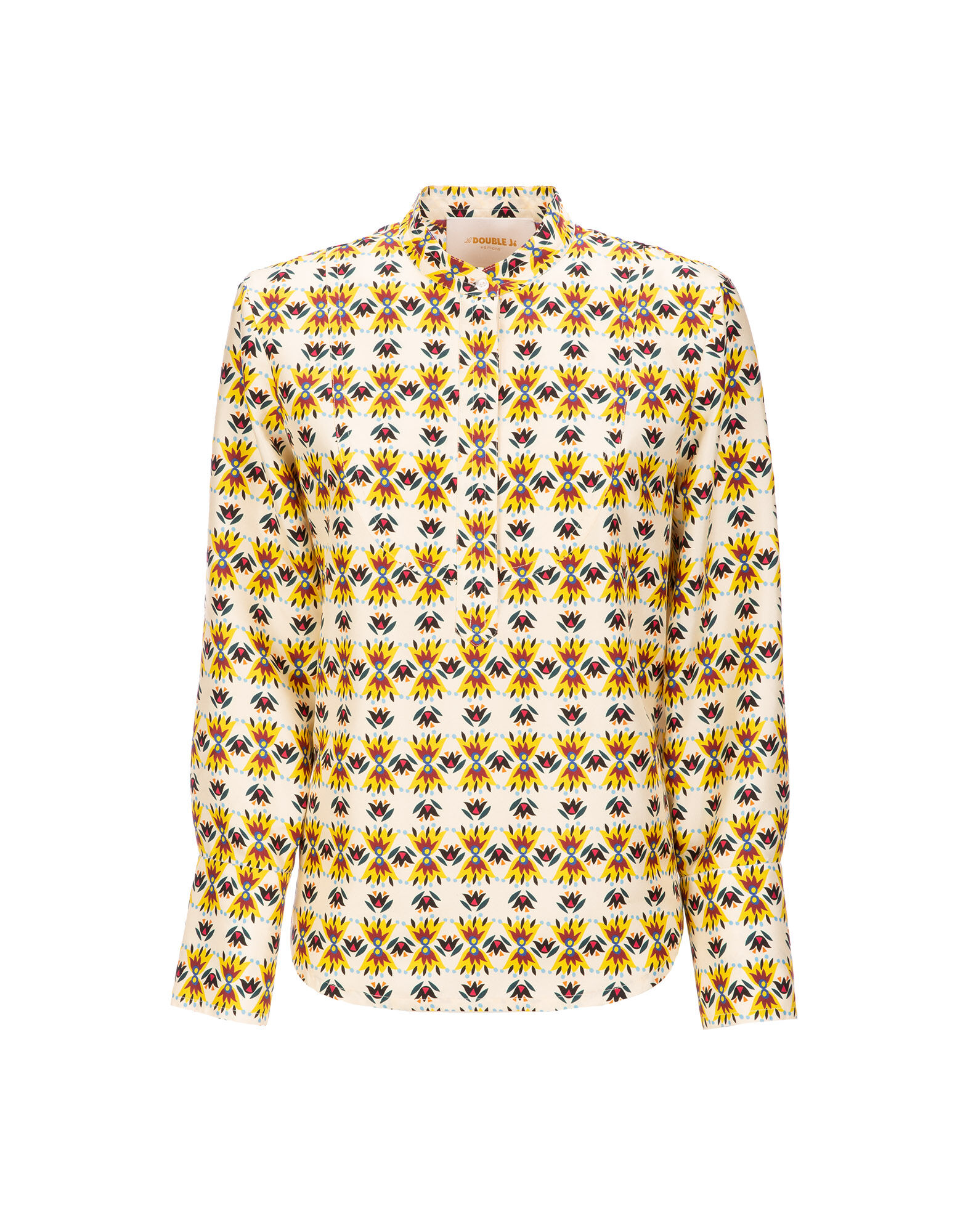 Portofino Shirt La DoubleJ: Bacetto Bianco Portofino Shirt LaDoubleJ: Bacetto Bianco SHI0046SIL001