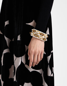 Tesoro Double Bracelet La DoubleJ: Solid Ivory BAC0009VEL015