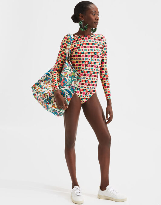 Surf Suit LaDoubleJ: Groovy Dot Giallo SWI0001LYC001