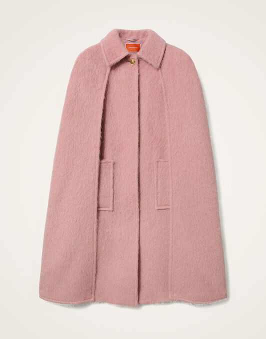 Milano Cape Coat La DoubleJ: Solid Pink Milano Cape Coat La DoubleJ: Solid Pink JAC0152WOL029