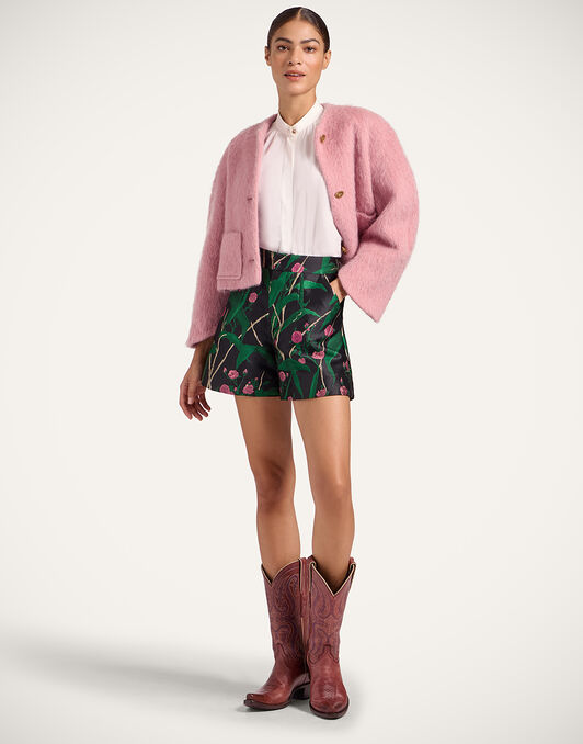 Blair Jacket La DoubleJ: Solid Pink JAC0146WOL029