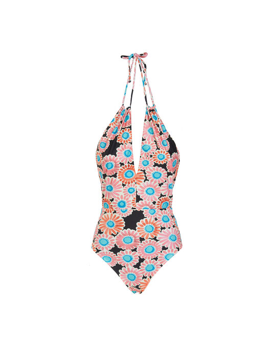 Esther Swimsuit La DoubleJ: Crazy Daisy Black Esther Swimsuit La DoubleJ: Crazy Daisy Black SWI0035LYC001