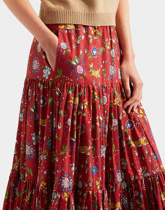 Big Skirt LaDoubleJ: Babe Bordeaux SKI0001COT020