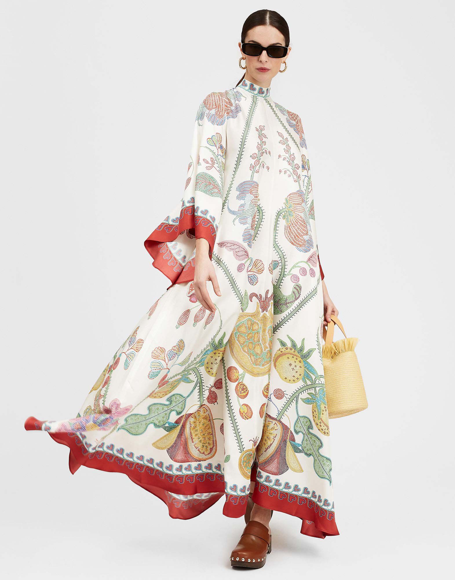 Magnifico Dress La DoubleJ: Grenadilla Placée Off White DRE0232SIL006