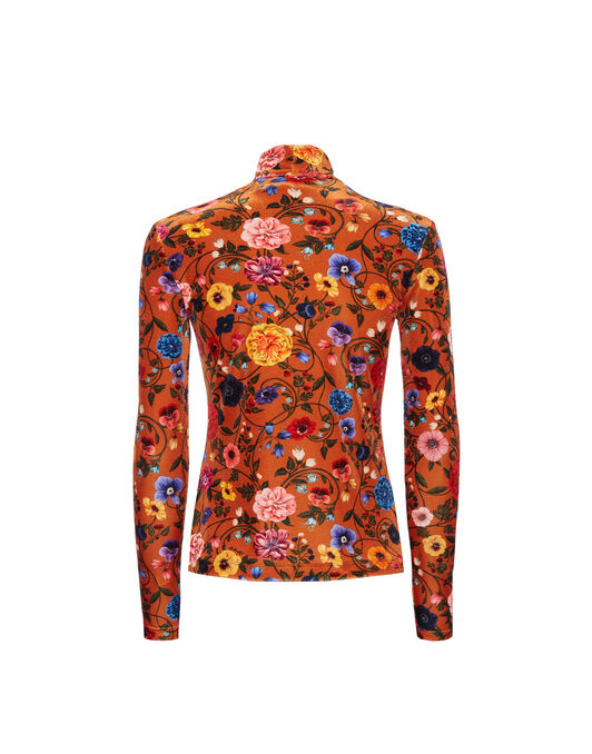 Turtleneck La DoubleJ: Botticelli Rust SHI0030VEL006