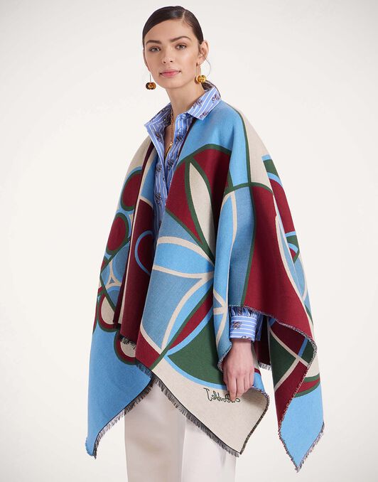 Poncho La DoubleJ: Eclipse Placée Multicolor SCA0064WOL028