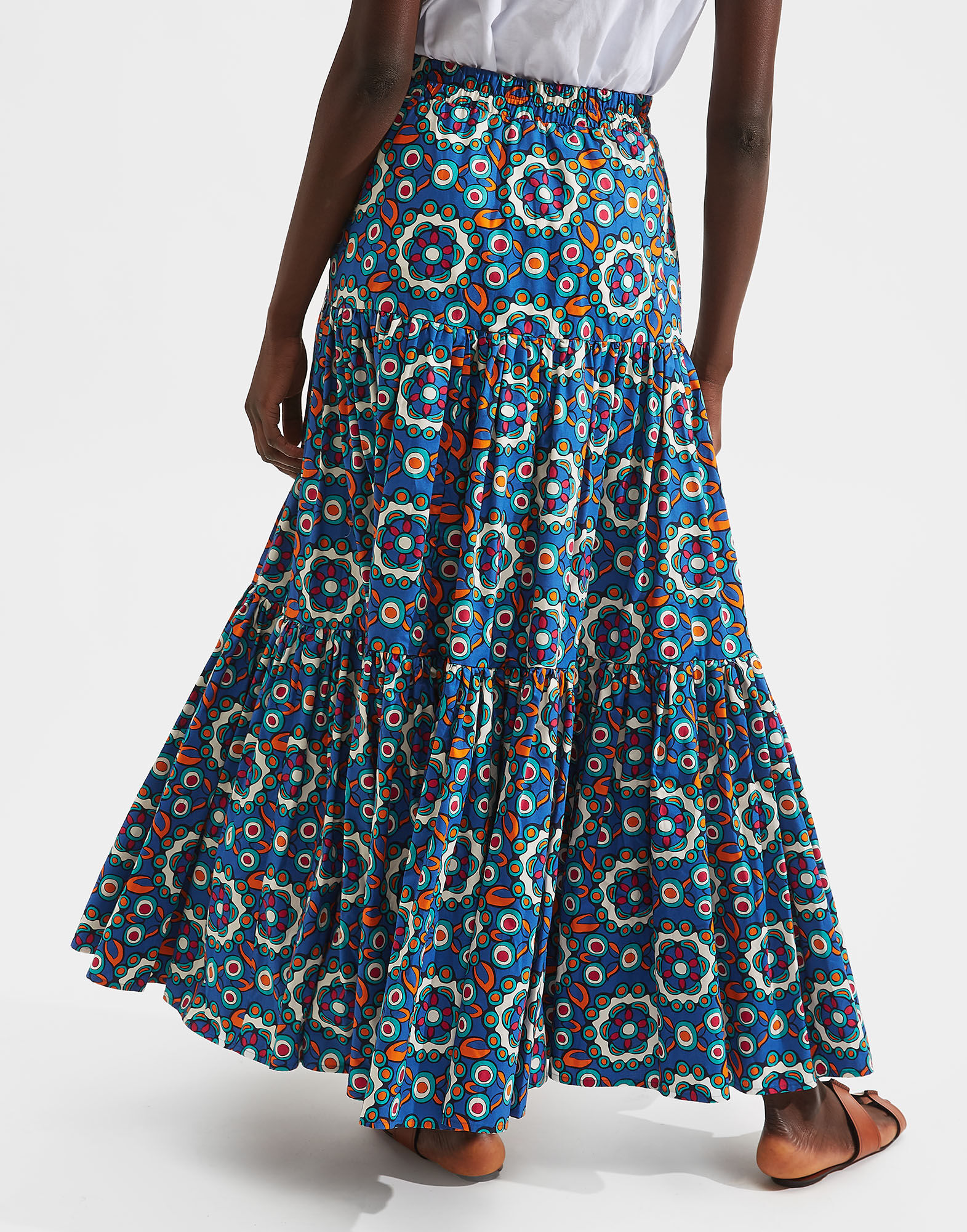 Big Skirt La DoubleJ: Kaleidoscope Bluette Big Skirt LaDoubleJ: Kaleidoscope Bluette SKI0001COT020