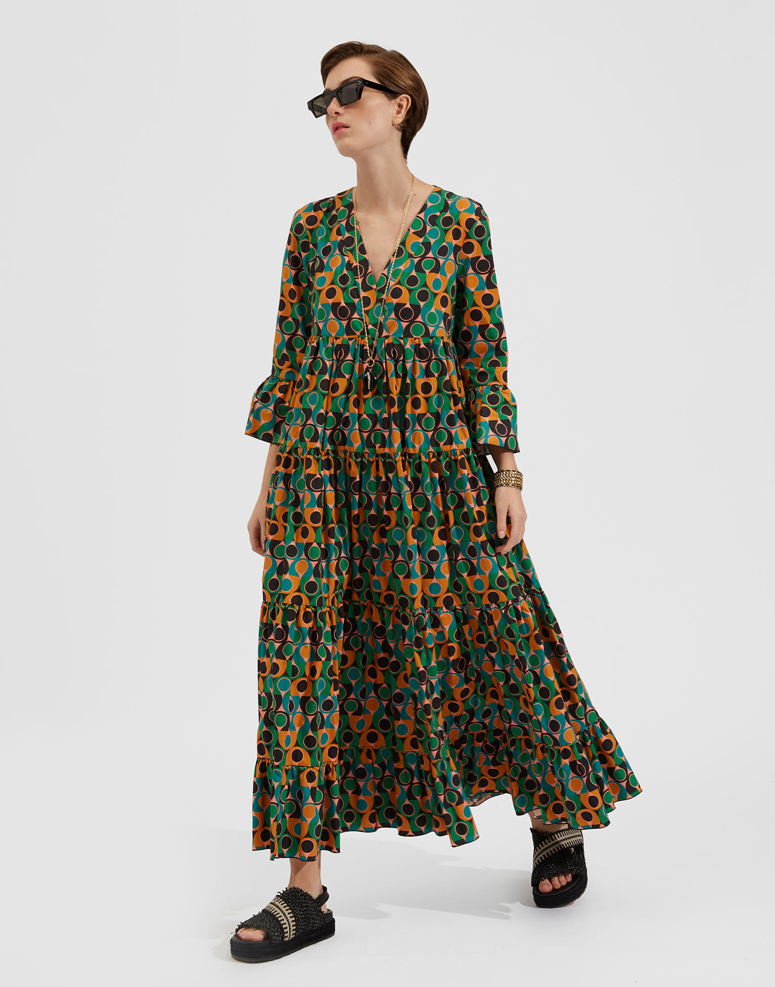 Jennifer Jane Dress LaDoubleJ: Gumball Verde DRE0114COT001