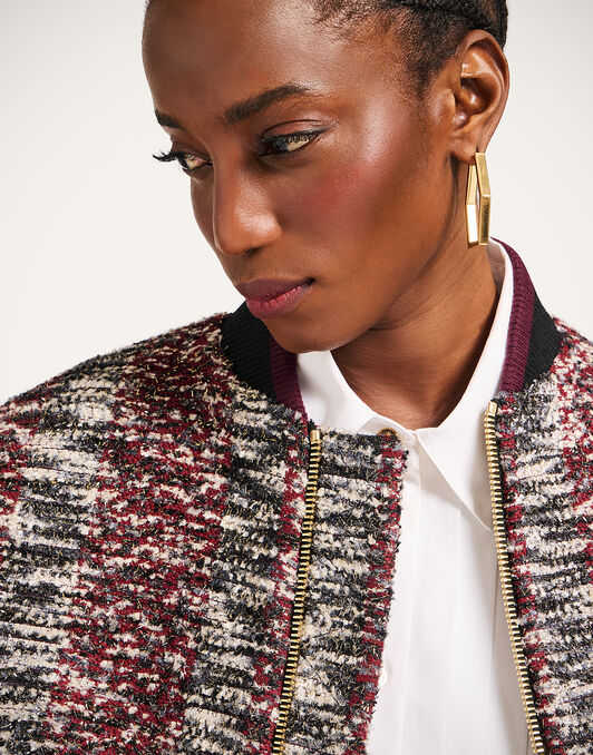 Brooklyn Bomber La DoubleJ: Multicolor Red & Black JAC0128WOL030