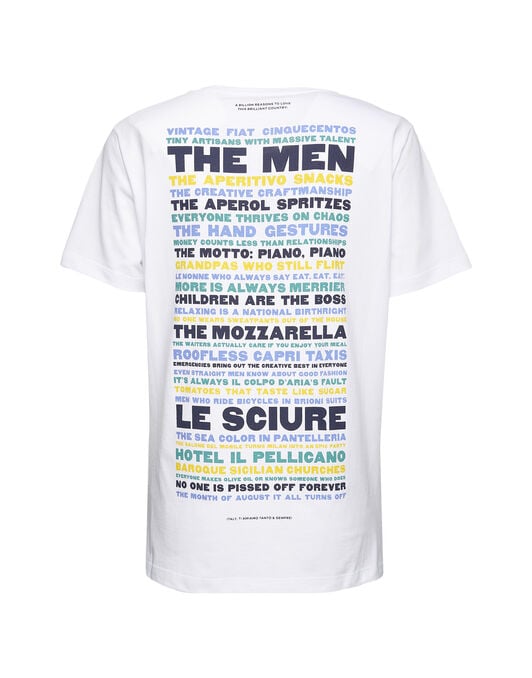 Slogan T-shirt La DoubleJ: Italy Rocks Slogan T-shirt LaDoubleJ: Italy Rocks SHI0031JER010
