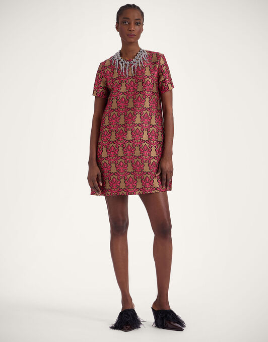 Mini Swing Dress La DoubleJ: Herald Fuchsia Mini Swing Dress La DoubleJ: Herald Fuchsia DRE0658JCQ129