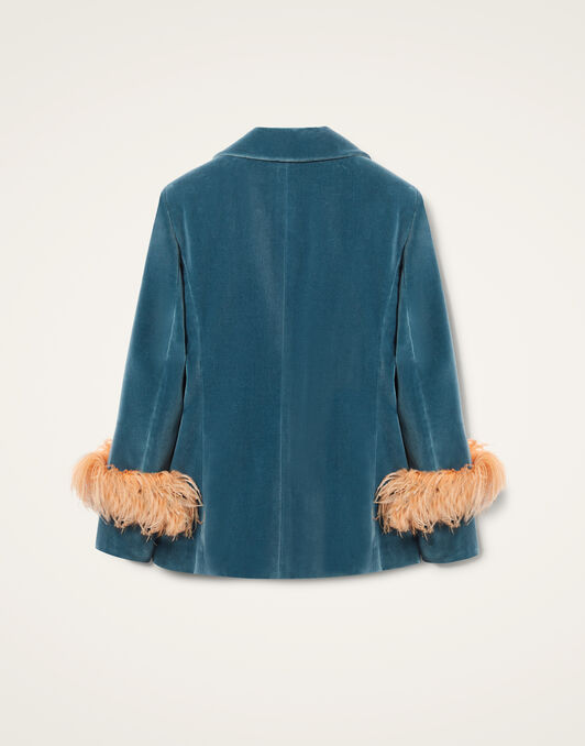 Keaton Jacket La DoubleJ: Light Blue Keaton Jacket La DoubleJ: Light Blue JAC0073VEL011