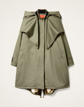 Windsor Parka La DoubleJ: Solid Military Green JAC0160COT081