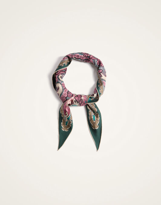 Diamond Scarf La DoubleJ: Symposium Placée Light Blue SCA0105SIL006