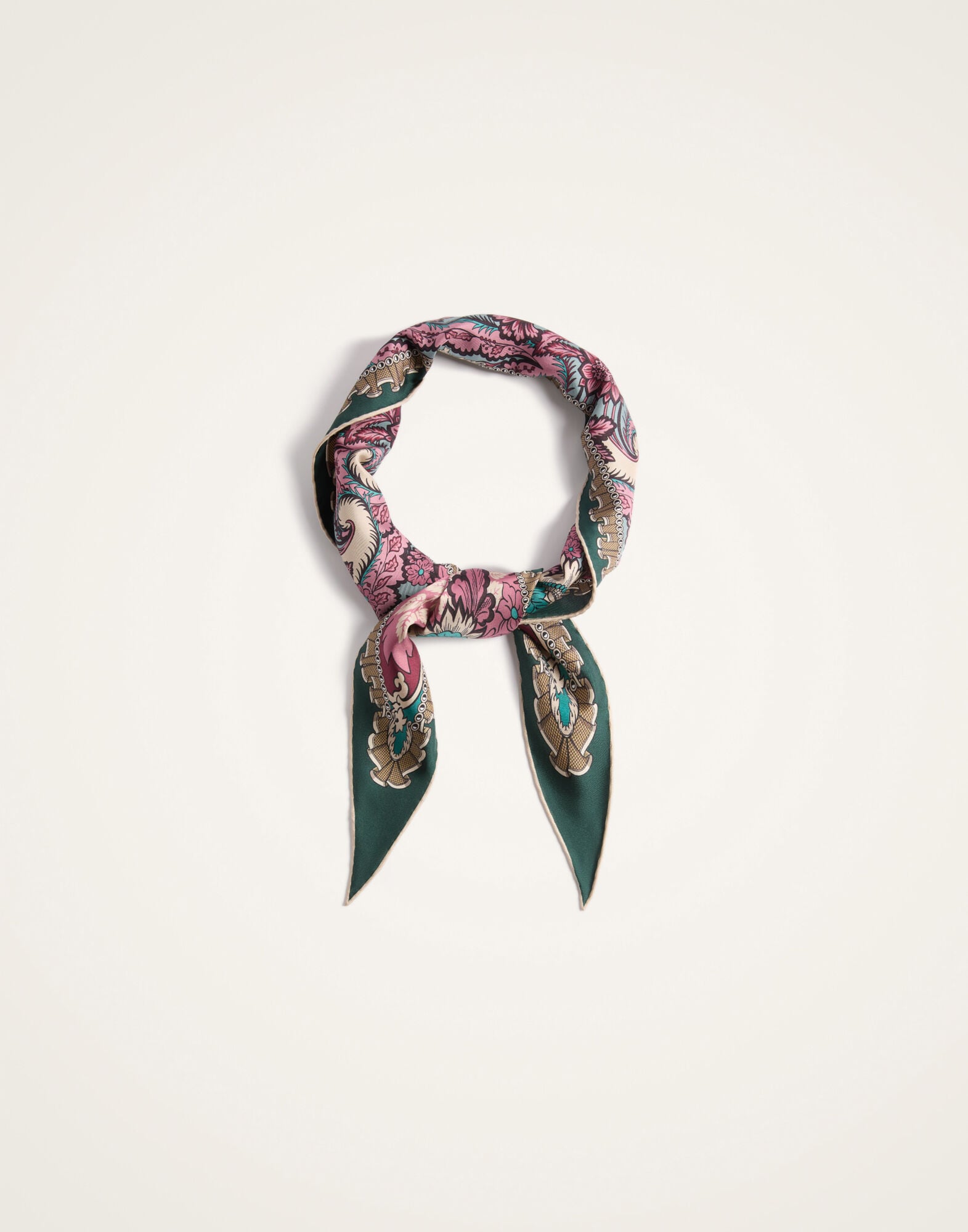 Diamond Scarf La DoubleJ: Symposium Placée Light Blue SCA0105SIL006