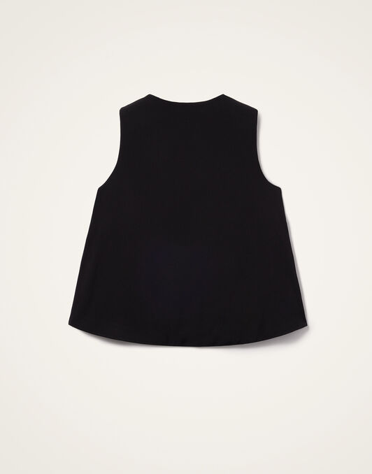 V-Neck Scala Top La DoubleJ: Solid White TOP0170EMB129