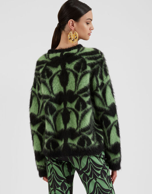 Camden Jumper La DoubleJ: Green & Black Camden Jumper La DoubleJ: Green & Black PUL0165KNI090