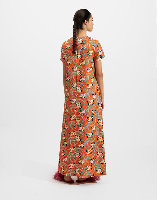 Swing Dress La DoubleJ: Aperol Swing Dress La DoubleJ: Aperol DRE0001SIL001