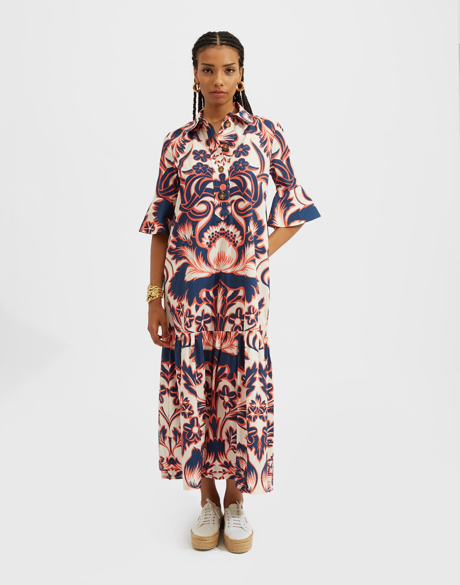 Artemis Dress La DoubleJ: Va-Va Placée White DRE0176COT039