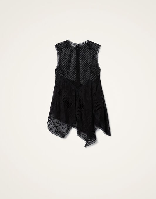 Aura Top La DoubleJ: Solid Black TOP0189LAC009