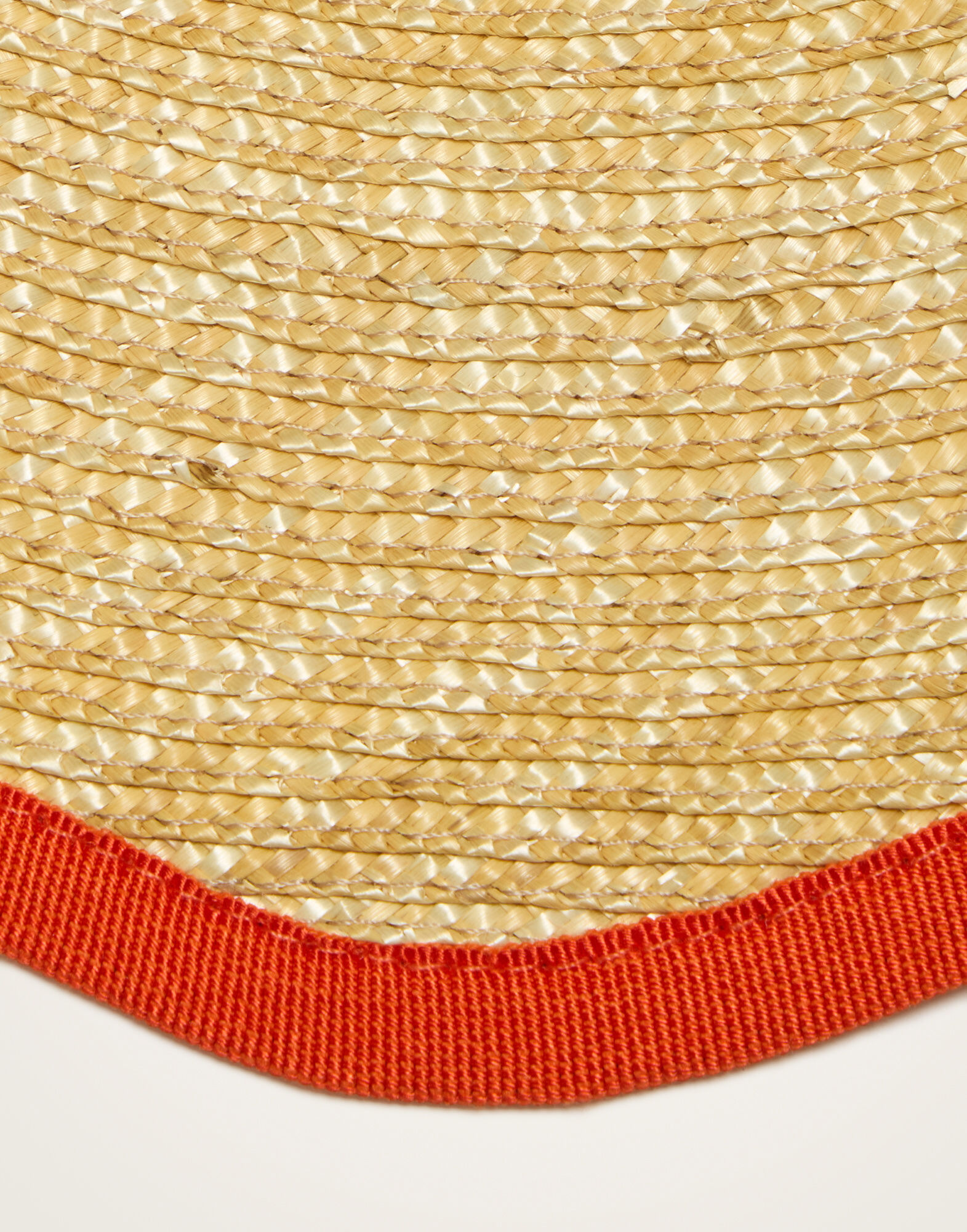 Straw Cloud Placemats Set Of 2 La DoubleJ: Solid Orange Straw Cloud Placemats Set Of 2 La DoubleJ: Solid Orange PMT0031STR001