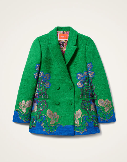 Jagger Jacket La DoubleJ: Cornucopia Placée Green JAC0148JCQ130