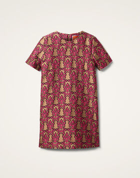 Mini Swing Dress La DoubleJ: Herald Fuchsia DRE0658JCQ129