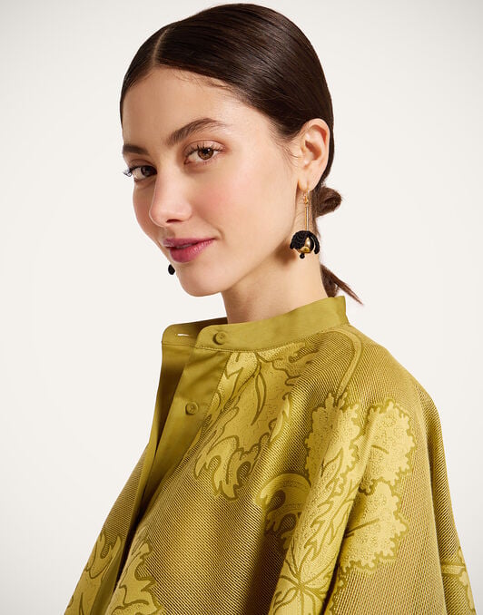 Foulard Shirt La DoubleJ: Solid Green SHI0167LAC008