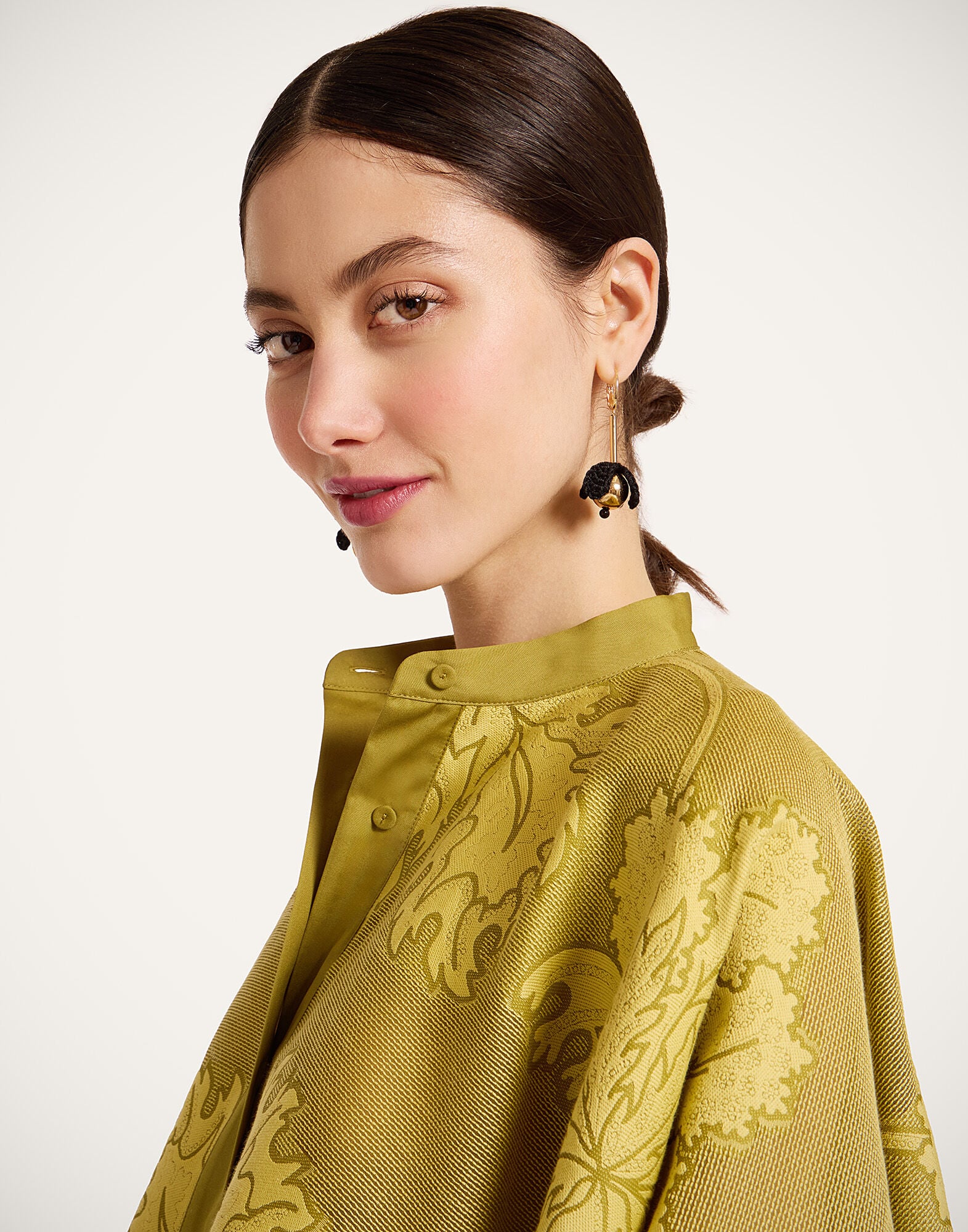 Foulard Shirt La DoubleJ: Solid Green SHI0167LAC008