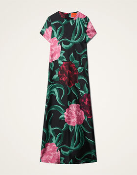 Swing Dress La DoubleJ: Peony Black DRE0001SIL001
