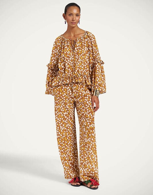 Club Pants La DoubleJ: Spots Caramel Club Pants La DoubleJ: Spots Caramel TRO0211CRE001