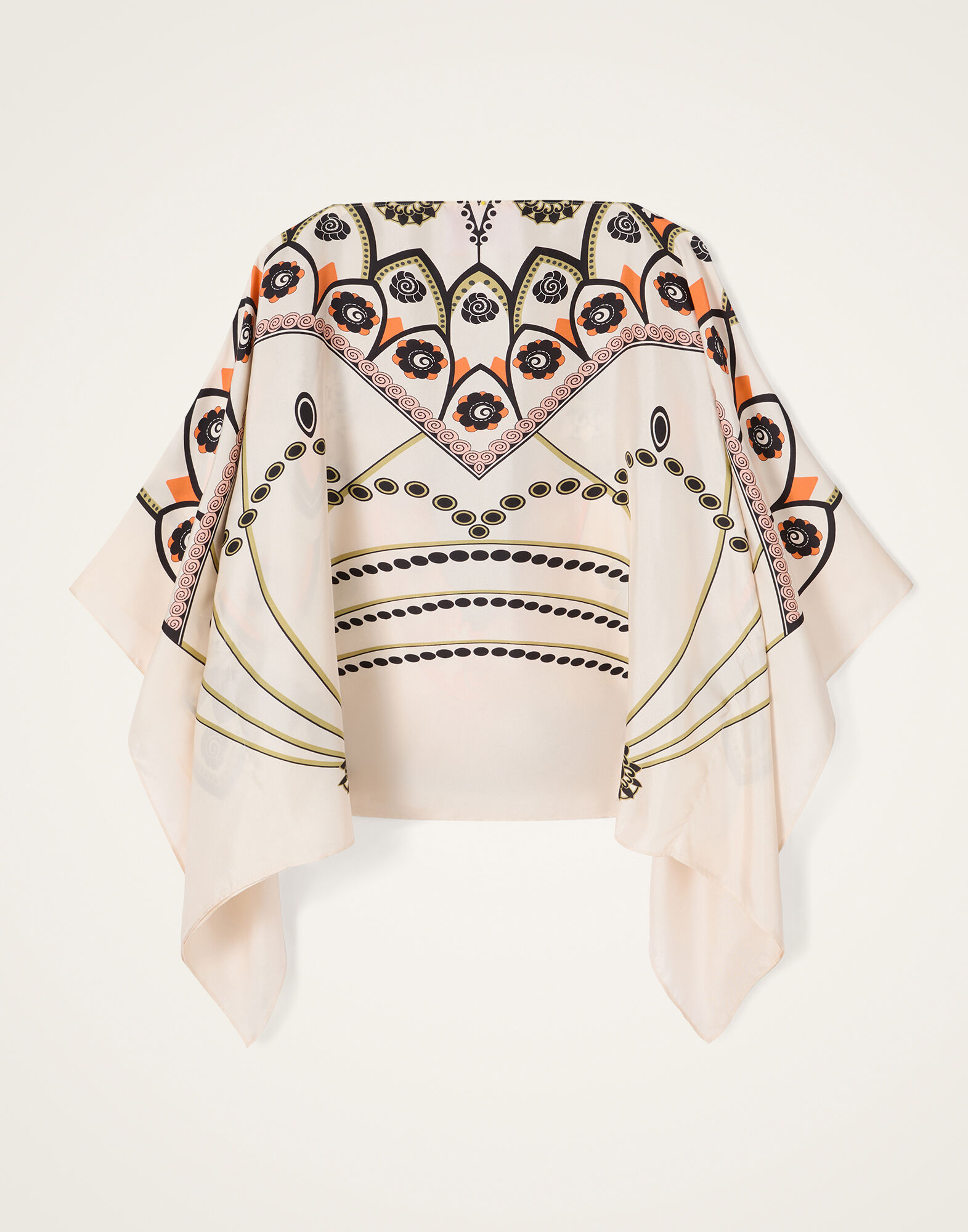 Foulard Top La DoubleJ: Plume Placée Ivory Foulard Top La DoubleJ: Plume Placée Ivory TOP0195SIL029
