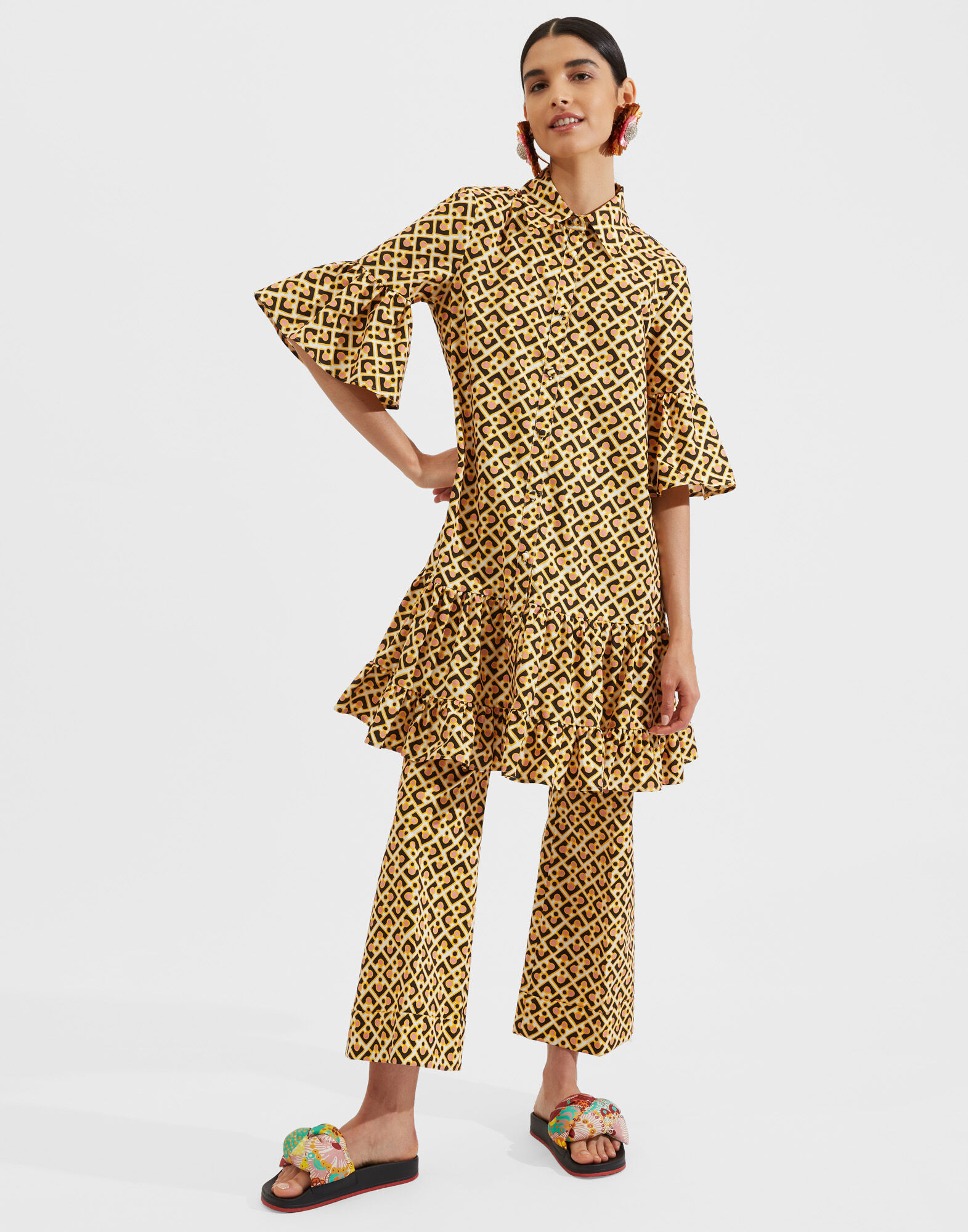 Hendrix Pants La DoubleJ: Puzzle Rosa TRO0014COT006