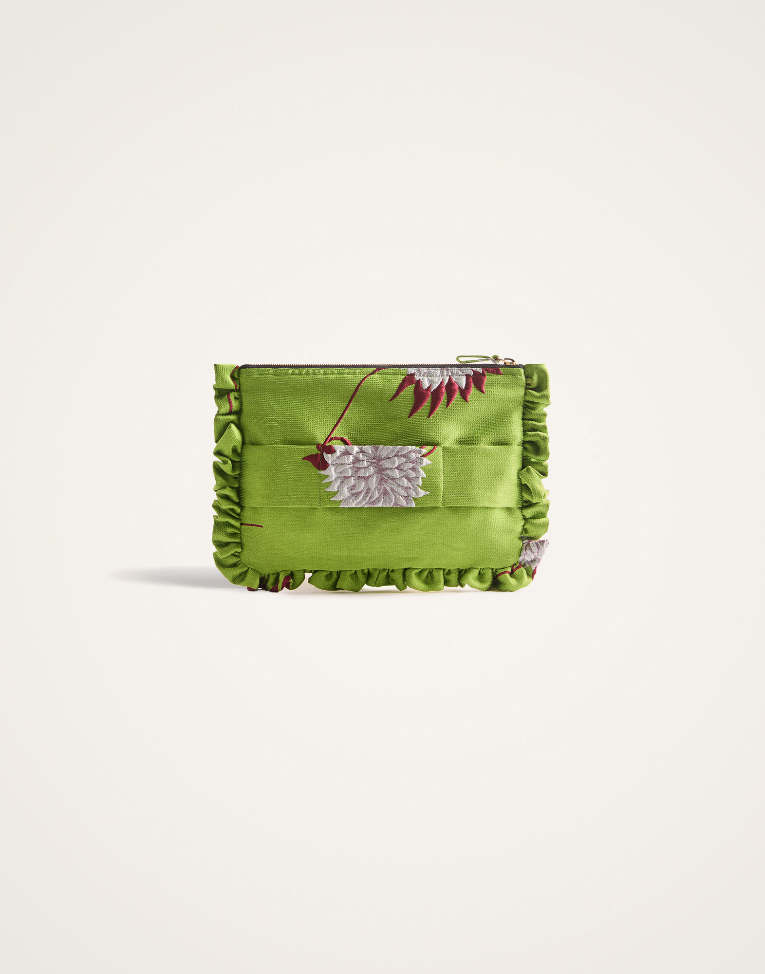 Hand Pochette La DoubleJ: Derby Lime BAG0059JCQ108