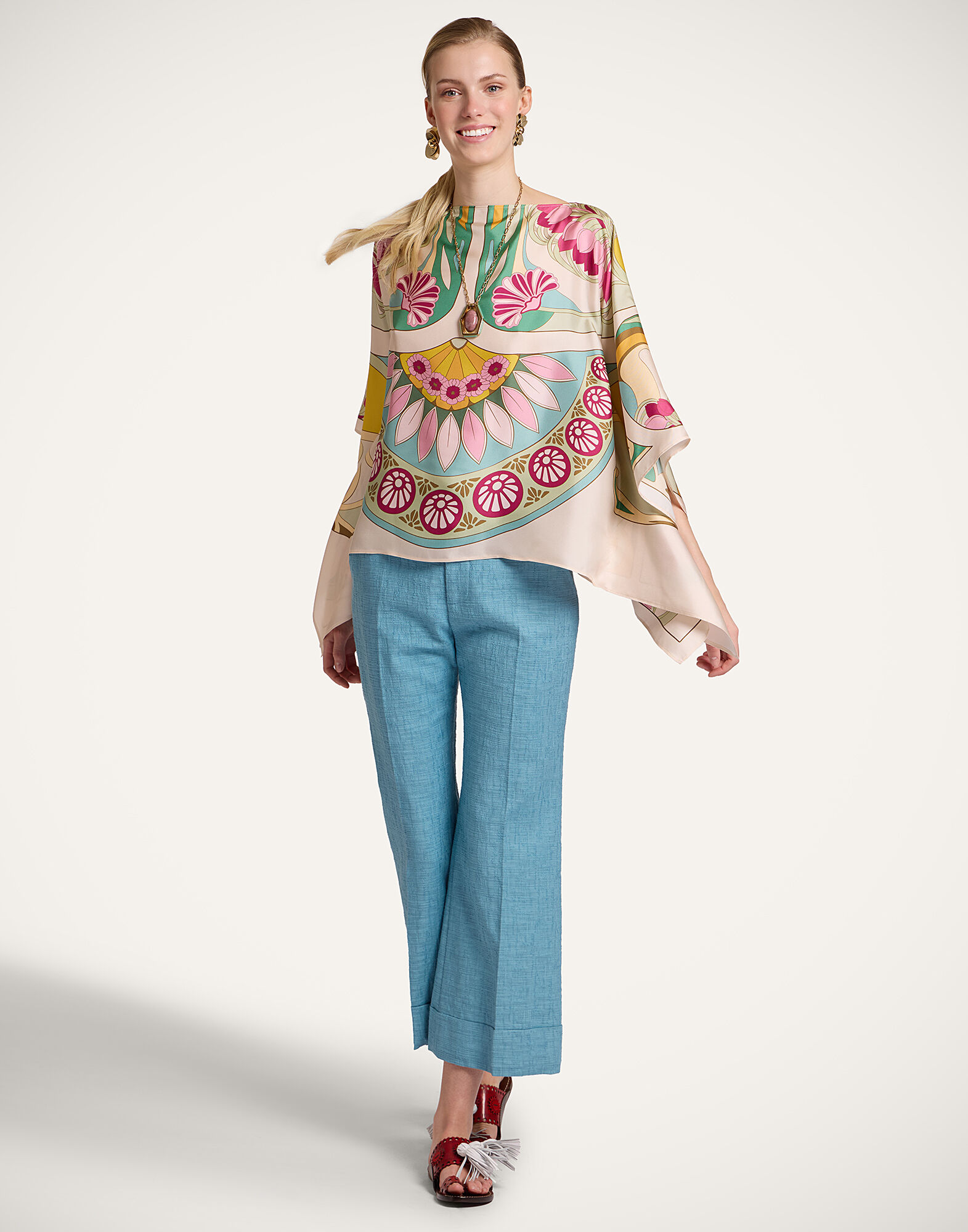 Hendrix Pants La DoubleJ: Solid Light Blue Hendrix Pants La DoubleJ: Solid Light Blue TRO0014COT005