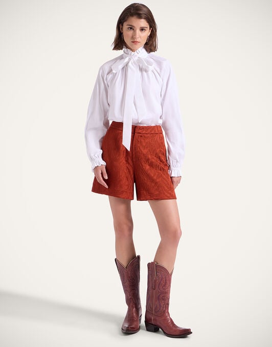 Cerere Blouse La DoubleJ: Solid White Cerere Blouse La DoubleJ: Solid White SHI0120COT064