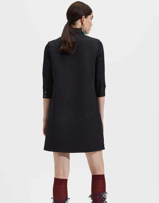 Short Artemis Dress LaDoubleJ: Solid Black DRE0180CAD001