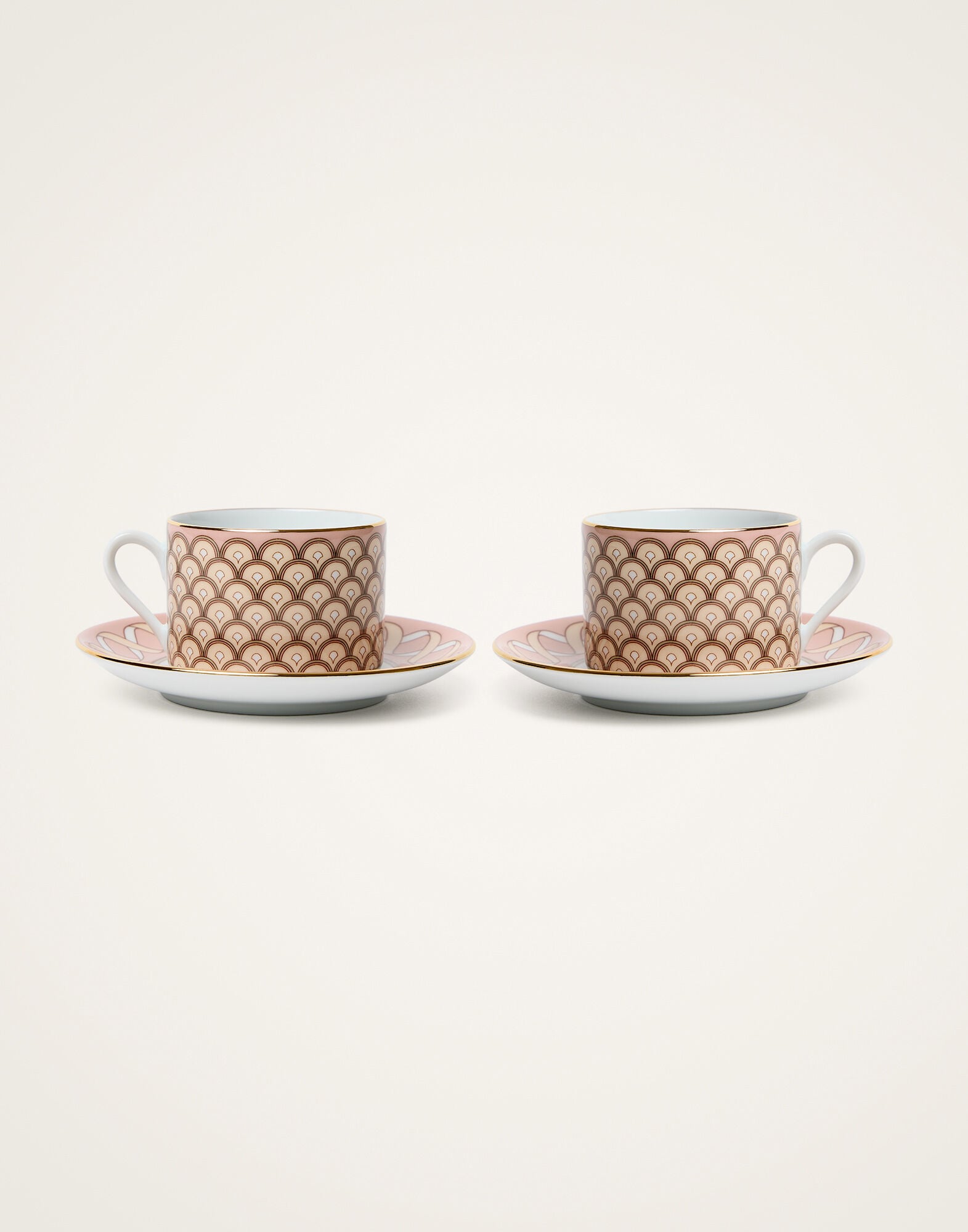Impero Tea Cup Set Of 2 La DoubleJ: Odysseus Dusty Pink Impero Tea Cup Set Of 2 La DoubleJ: Odysseus Dusty Pink CUP0012CER001