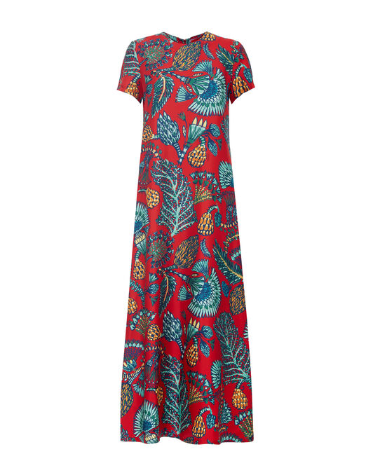 Swing Dress La DoubleJ: Sicomore Red Swing Dress La DoubleJ: Sicomore Red DRE0001SIL001