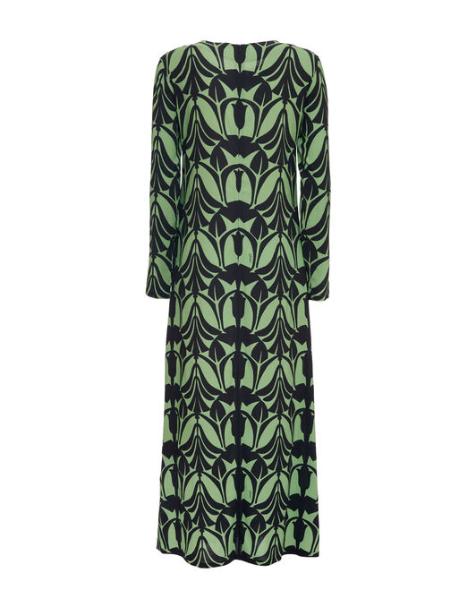 Long Sleeve Swing Dress La DoubleJ: Papyrus Green Long Sleeve Swing Dress La DoubleJ: Papyrus Green DRE0184VIS001