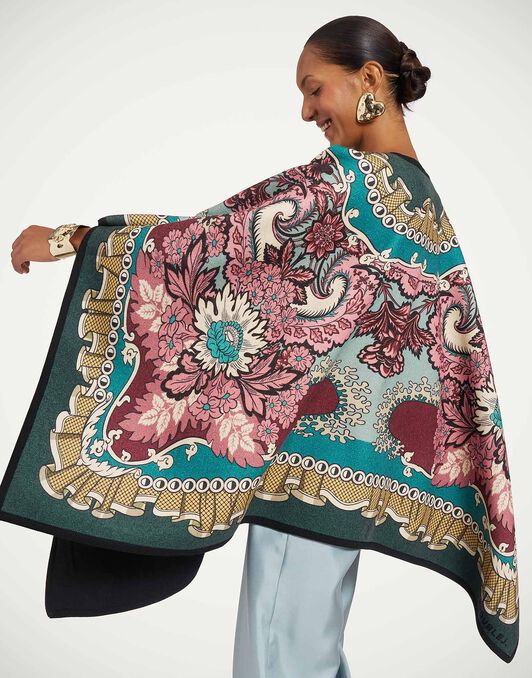Soul Poncho La DoubleJ: Symposium Placée Light Blue SCA0047PLA003