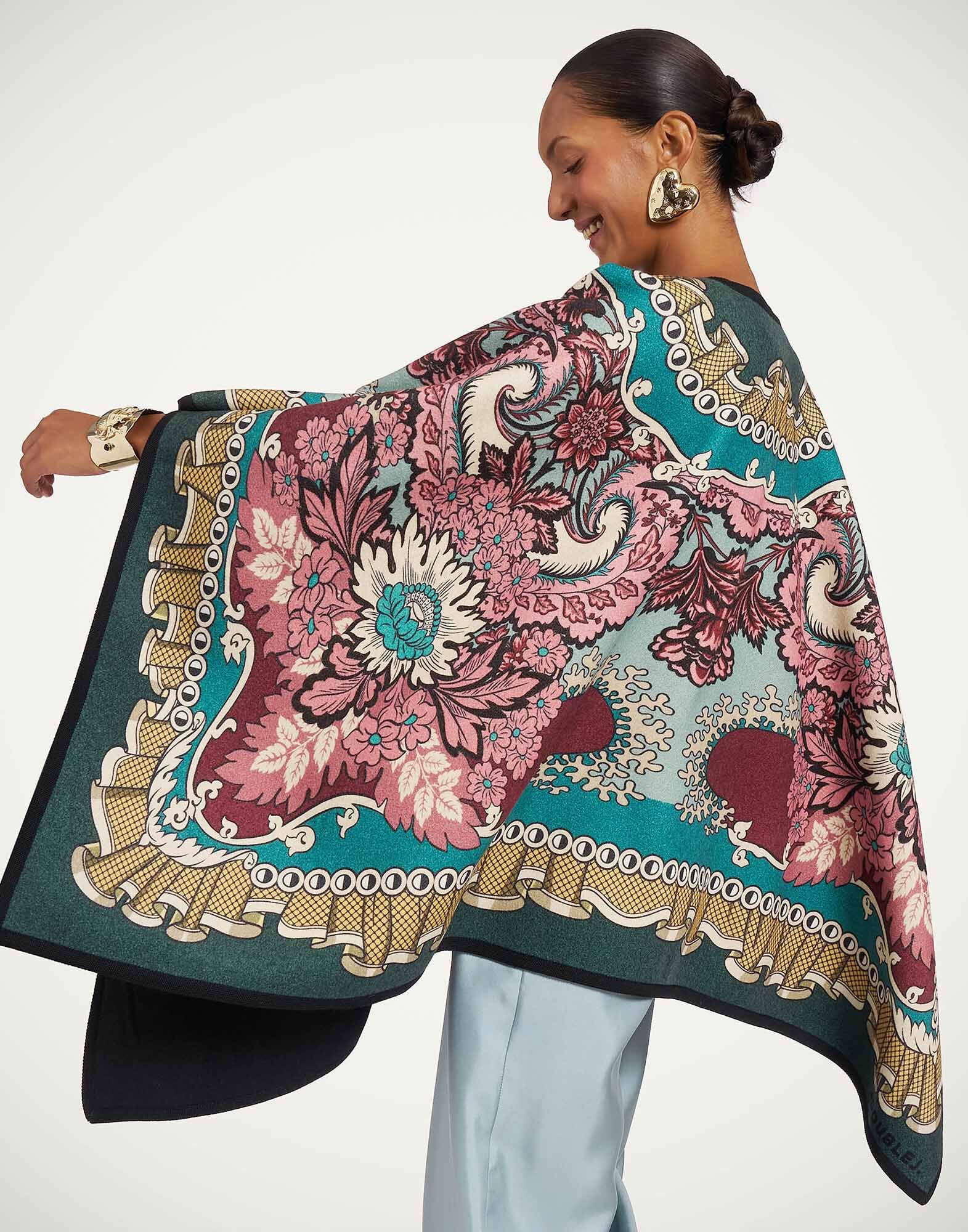Soul Poncho La DoubleJ: Symposium Placée Light Blue SCA0047PLA003