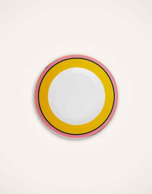 Dinner Plates Set Of 2 La DoubleJ: Rainbow Yellow DIN0002CER001