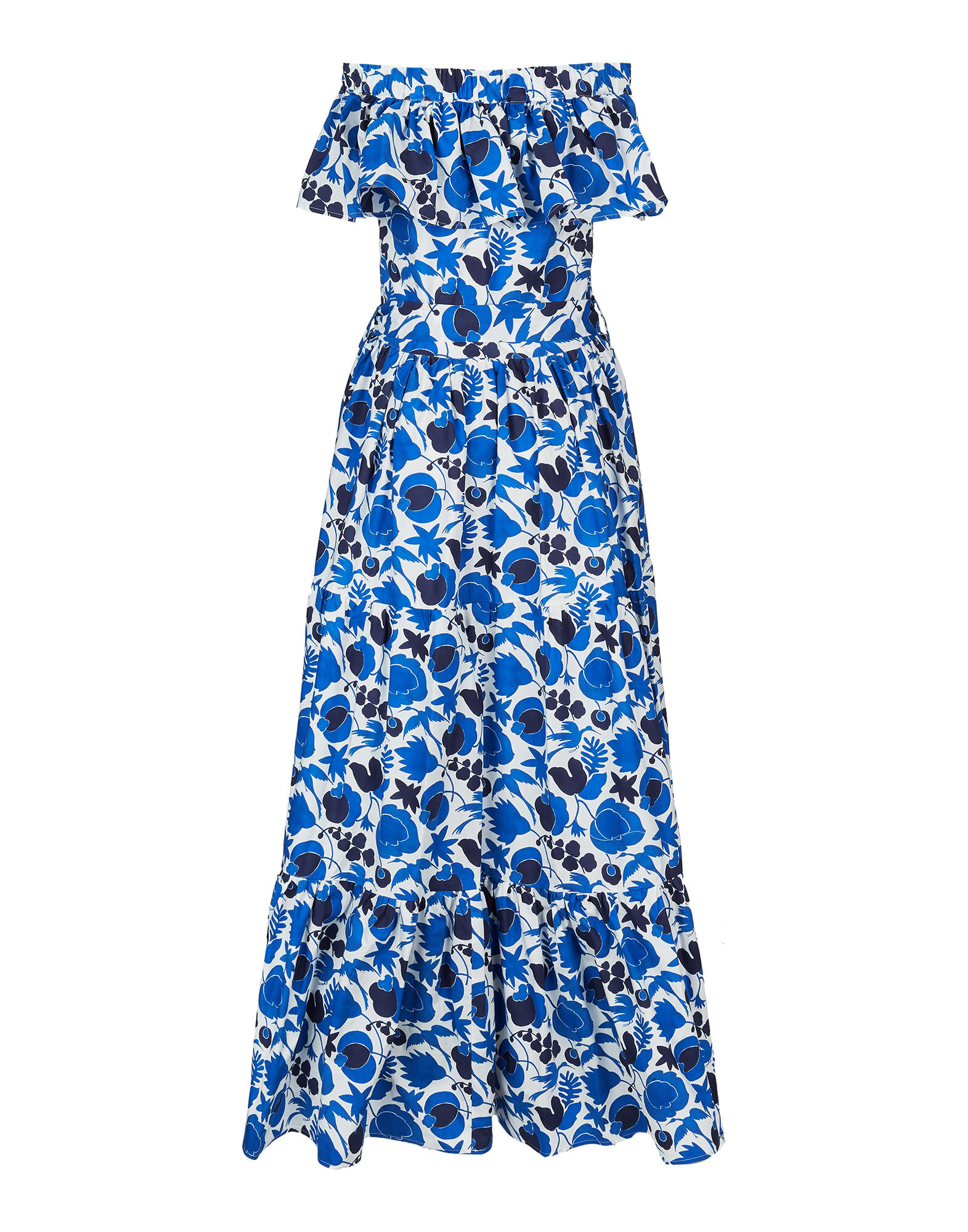 Yacht Dress La DoubleJ: Wildbird Blu Yacht Dress LaDoubleJ: Wildbird Blu DRE0030COT001